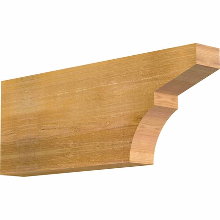 Ekena Millwork Monterey Rough Sawn Rafter Tail, Western Red Cedar, 4"W x 12"H x 32"L RFT04X12X32MON00RWR